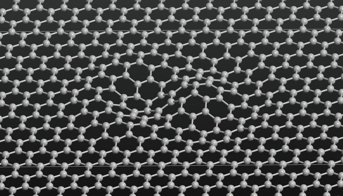 Vibrational mode in a graphene membrane