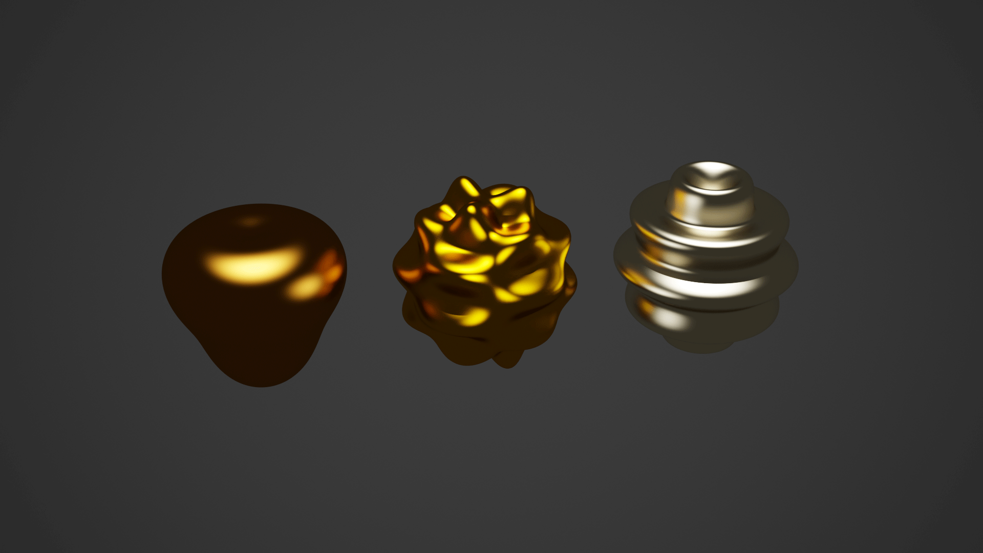 Spherical harmonics (l=3, m=0), (l=10, m=3) and (l=10, m=0)
