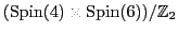 $({\rm Spin}(4) \times
{\rm Spin}(6))/\mathbb{Z}_2$