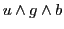 $u \wedge g \wedge b$