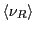 $\langle \nu_R \rangle$