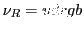 $\nu_R = udrgb$