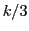$k/3$