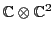 ${\mathbb{C}}\otimes
{\mathbb{C}}^2$