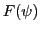$F(\psi)$
