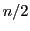 $n/2$